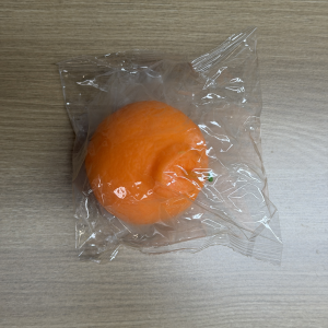Orange Shaped stress relieving toy