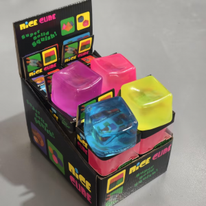 5cm Boxed Clear Ice Cube Stress Toy
