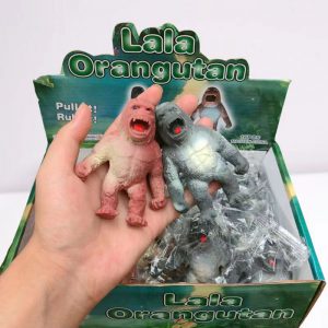 10cm Bagged Roaring Gorilla Squishy
