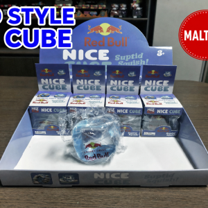 5.5cm Red Bull Style Maltose Ice Cube Squishy