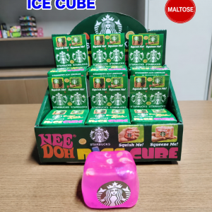5.5cm Coffee Brand Style Maltose Ice Cube Squishy