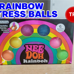 TPR Rainbow Stress Ball Set