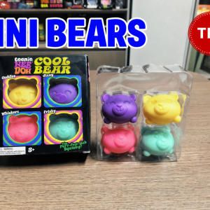 Mini TPR Bear Squishy Set