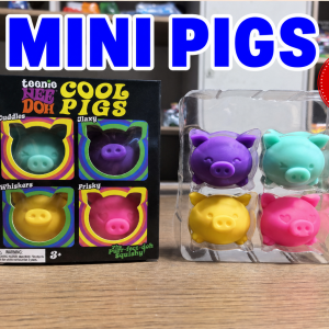 Mini TPR Pig Squishy Set