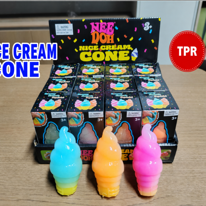 TPR Ice Cream Cone Squishy