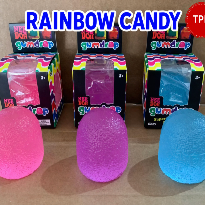 TPR Rainbow Candy Squishy
